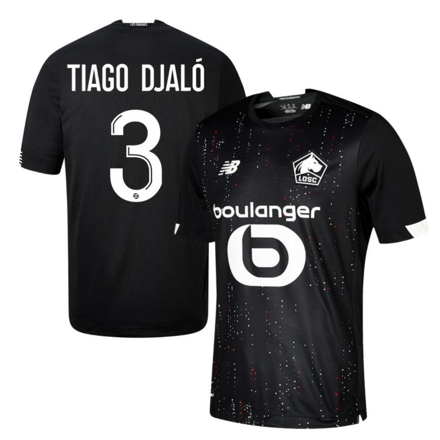 LOSC Lille Away Kit Soccer Jersey DJALO #3 2020/21